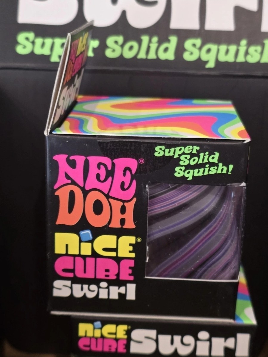 Nee Doh Nice Cube Swirl pink Purple NEW IN BOX new in box ships