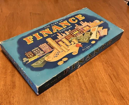 Vintage Parker Brothers The Game Of Finance And Fortune Board Game 1955 Complete