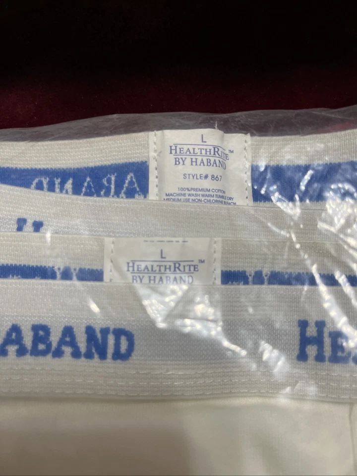 ¡NUEVO! Pack De 2 Calzoncillos Boxer Haband HealthRite De Colección Para Hombre Bolsa Canguro Talla Lg Foto 2 de 3