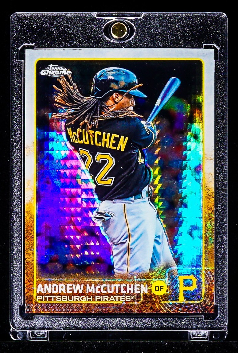 Andrew McCutchen RARE PRISM REFRACTOR CARD Pittsburgh Pirates MVP
