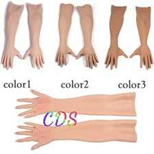 Realistic Silicone Glove Hand Skin Cover Scars Hand Sleeve Cosplay Crossdresser