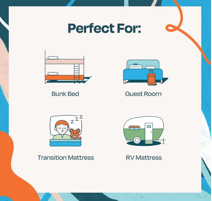 Marco de cama doble de metal + colchón de muelles confort Linepa LS06TTGRSP 6 pulgadas Foto 3 de 4