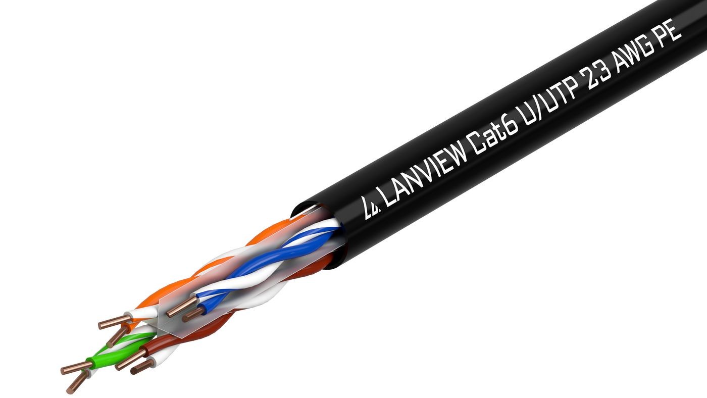 Lanview LVN122151 Cat6 U-UTP Network Cable