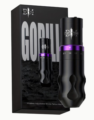 Gorilla professional tattoo Machine gun Adjustable stroke 2.4-4.2 NEW!