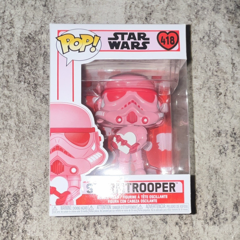Funko Pop! Star Wars Stormtrooper #418 Pink Vinyl Figure 2020
