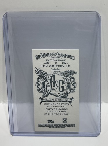 Ken Griffey Jr. 2013 Topps Allen & Ginter Mini A&G Back Card #87 - Picture 2 of 2
