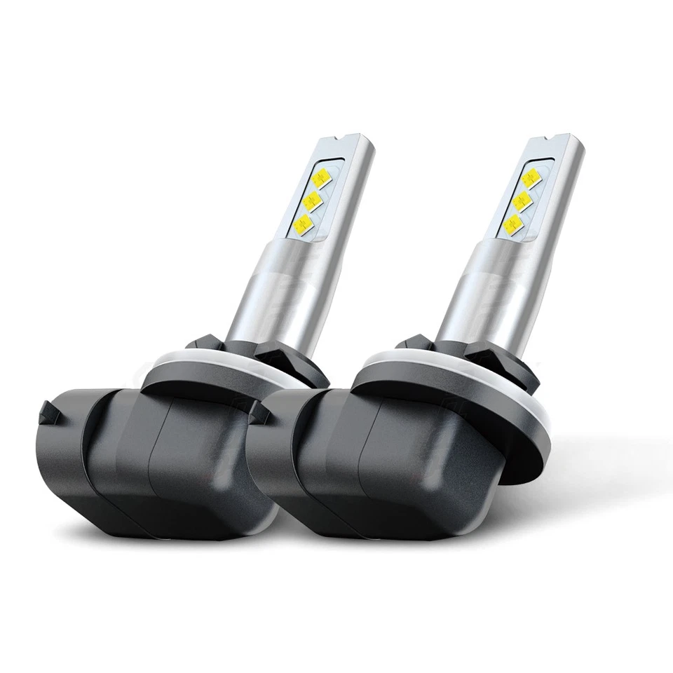 For Pontiac Grand Prix 2004-2008 2x 100W 881 LED Fog Light Driving Bulbs 6000K - Image 3 of 4