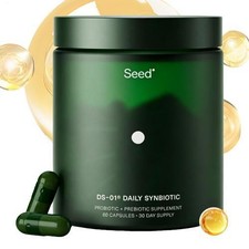 Seed DS-01 Daily Synbiotic- Prebiotic And Probiotic For Adults- Digestive Health