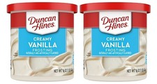 Duncan Hines Frosting Creamy Vanilla 2 Pack
