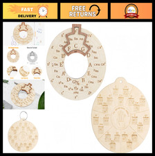 Round Circle of Fifths Melody Tool - 6.3 Guitar Chord Wheel for Music Theory