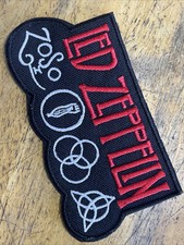 Led Zeppelin Band Symbols Patch: Sew On, Quality Embroidery, 6  By 3  , New