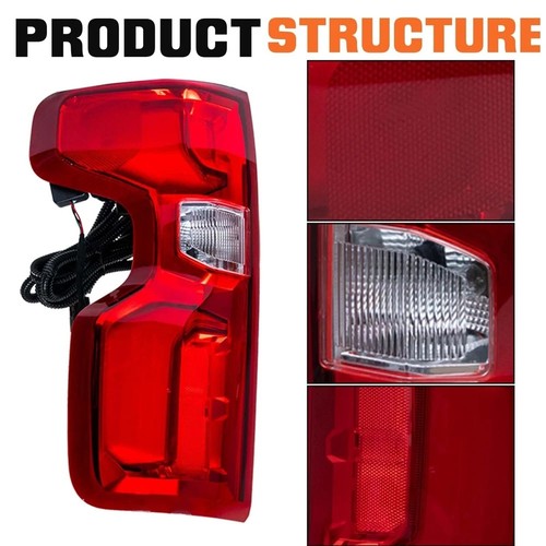 LED Tail Light Assembly Compatible with 2019 2020 2021 2022 2023 Chevy Silver... - Picture 7 of 7