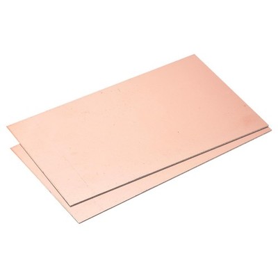 2Pcs FR4 Single-Sided PCB Copper Clad Board 150mm x 100mm x 1mm