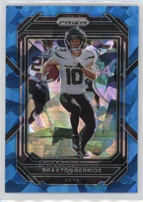 2022 Panini Prizm Blue Ice Prizm 98/99 Braxton Berrios #227 12yh