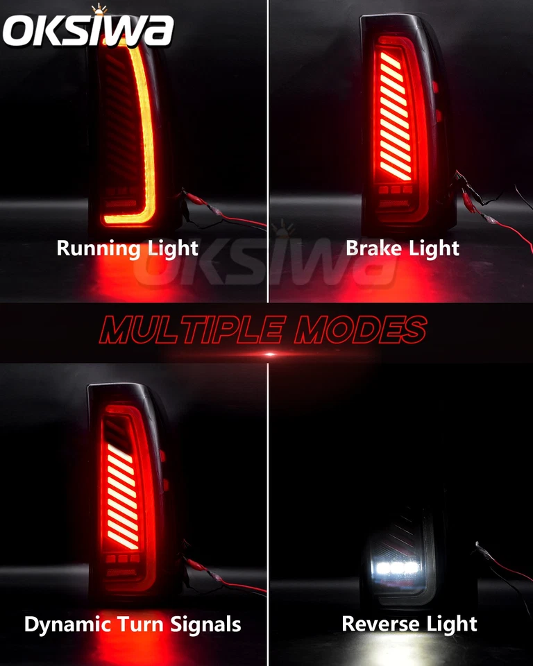 Luces traseras LED para Chevy Silverado 1500/2500,99-06 1999-02 GMC Sierra 2500/3500 Foto 3 de 4