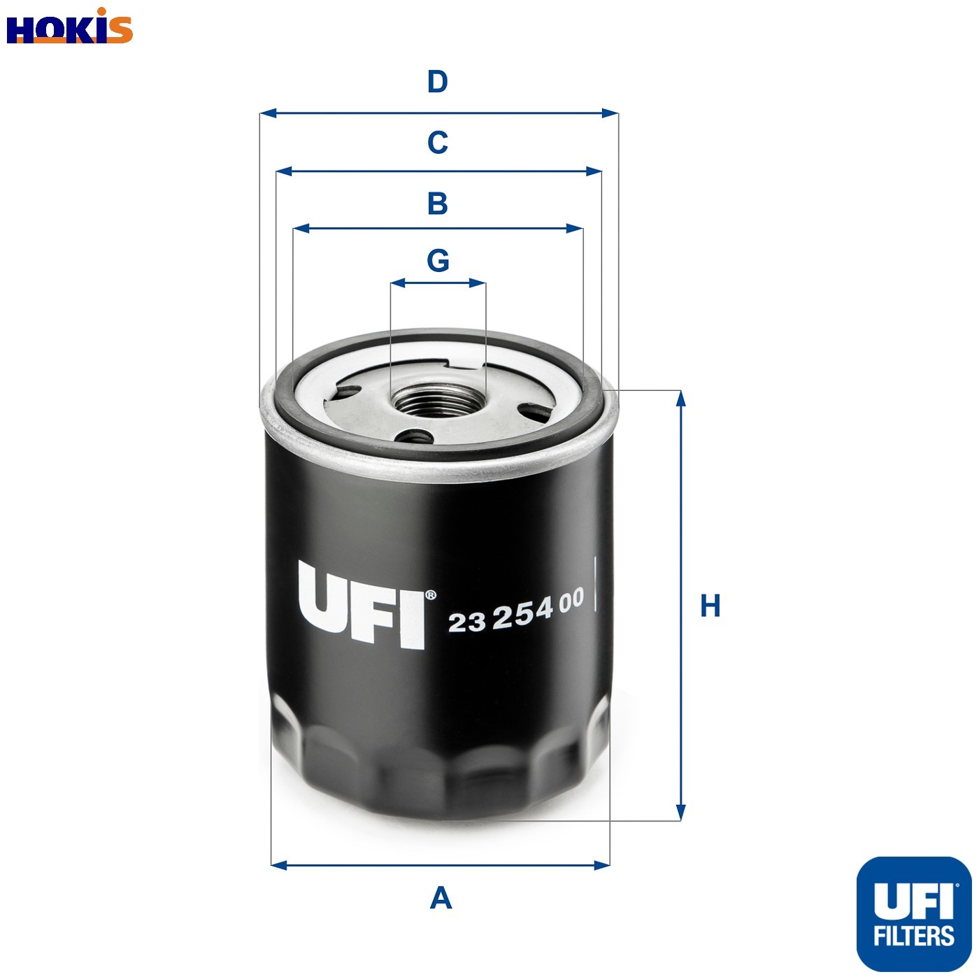 OIL FILTER 23.254.00 FOR AUSTIN LAND ROVER FREELANDER/SUV/Soft/Top MG MGF - Image 5