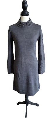 Karl Lagerfeld Gray Sweater Dress XS Brand New