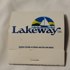 Lakeway Austin Texas Vintage Advertising Matchbook