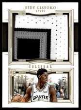 2023-24 Panini National Treasures Colossal Rookie Materials Prime Sidy Cissoko