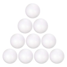 uxcell 12Pcs 2" White Polystyrene Foam Balls Smooth Round Solid Ball for Crafts,