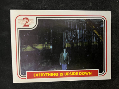 2019 Topps Stranger Things Season 2 Scenes Sticker Insert #S-1 Upside Down NrMt