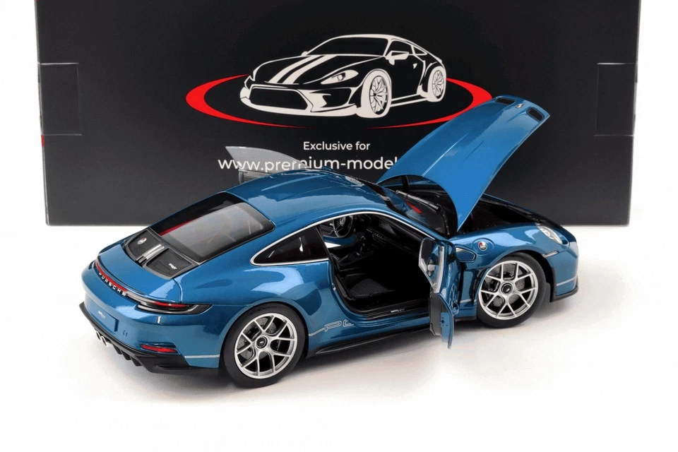 1:18 Norev Porsche 911 992 S/T richiesta speciale PTS + Amazonas green - edizione limitata 500 pezzi - Immagine 4 di 4