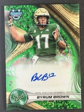 2024 Bowman Best University Byrum Brown  #BOA-BB Green  Mini Diamonds Auto /99