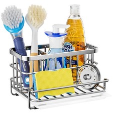 Kitchen Sink Organizer, SUS304 Stainless Steel Rustproof Multifunctional Larg...