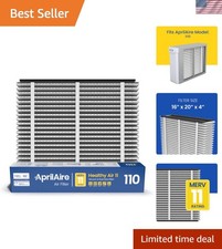 110 Replacement Filter for Whole House Air Purifiers - MERV 11, Clean Air  D...