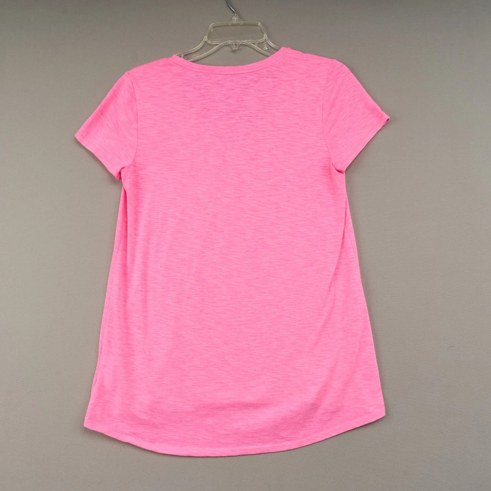 Lilly Pulitzer Etta V Neck Top Sz S Pink Cotton Blend T Shirt V Neck Lot of Two - Image 4 of 4