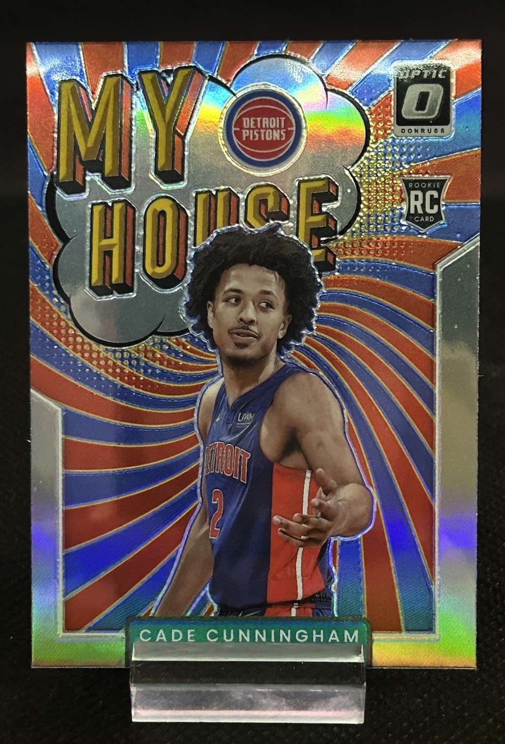 2021-22 Panini Donruss Optic - My House Cade Cunningham #16 Holo Prizm (RC)