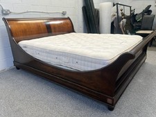 AND SO TO BED LONDON CEZANNE SLEIGH BED 6FT SUPERKING & VI SPRING MATTRESS
