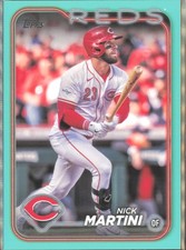 2024 Topps Update #US318 Nick Martini Aqua
