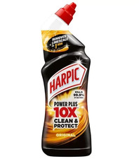 Harpic Toilet Cleaner 750 ml Original Power Plus Max 10 Action Gel SEE PICS 11.93 per litre