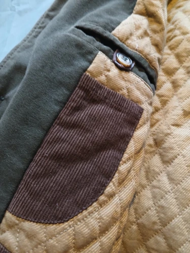 Marlborough Classics Chore Jacket Size Large Vintage Brown Moleskin Cowboy - Picture 10 of 20