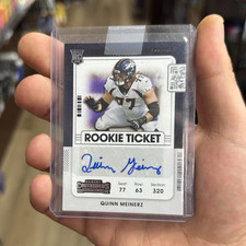 Panini 2021 Contenders Quinn Meinerz Rookie Ticket Auto RC #193 Broncos
