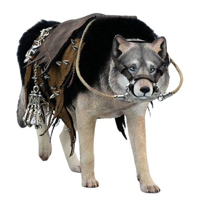 #ad HiPlay JXK Common Gray Wolf 1:6 Scale Animal Figurine $42.00