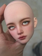 1/3 BJD Doll Head Single Head only Aria Face Makeup Eyes Resin
