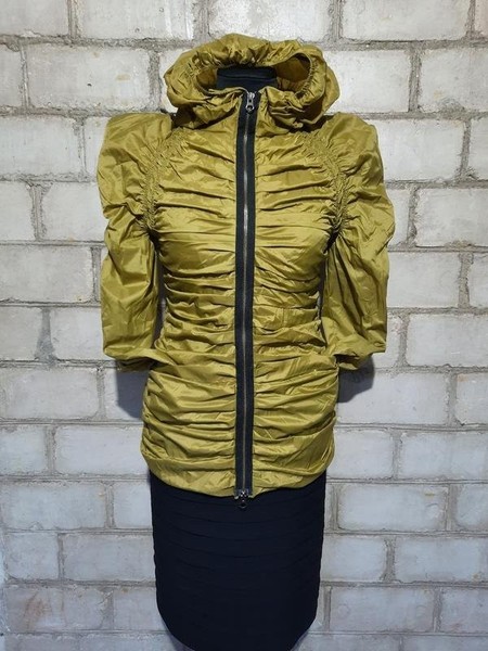 Women Camper Jacket Mustard Nylon 36 / S / 44