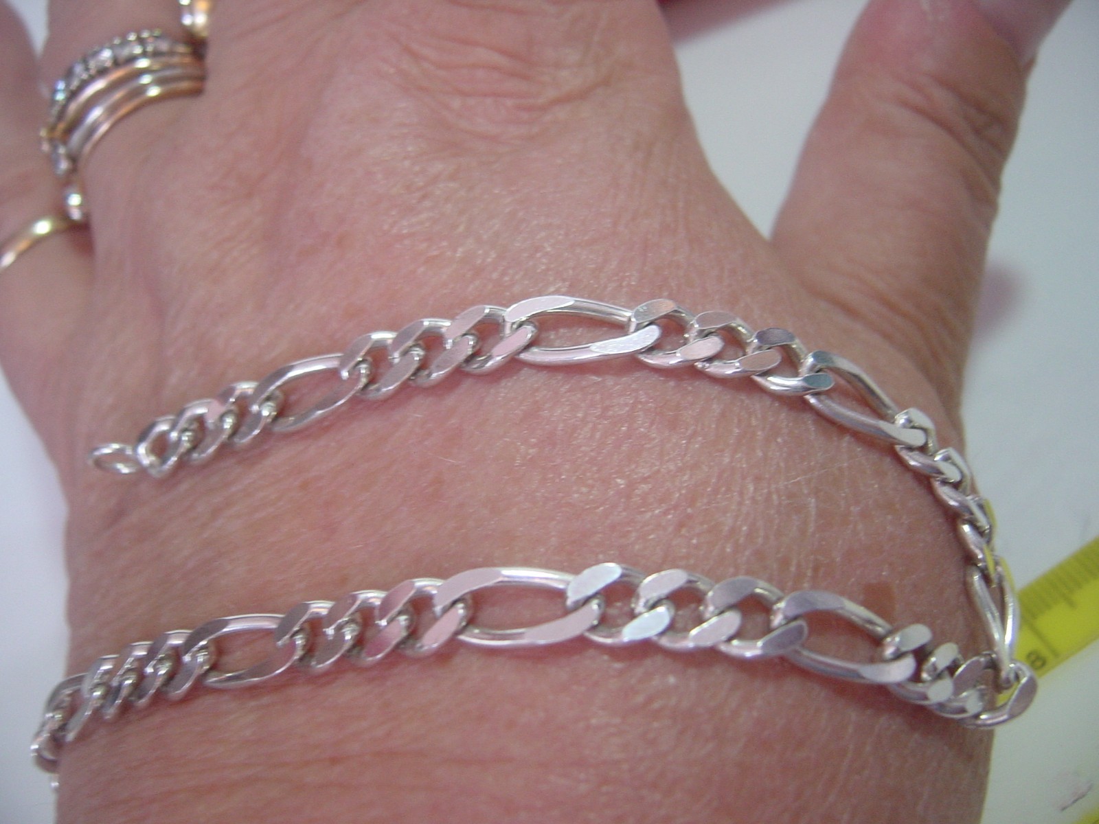 Vintage Solid Thick Sterling Silver superb Chunky… - image 5