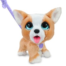Just Play furReal Poop-A-Lots Corgi Interactive Toy, 8-inch Walking Plush Puppy,