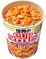 Nissin Cup Noodle Tom Yam Kung Noodle 75g x 12 From Japan