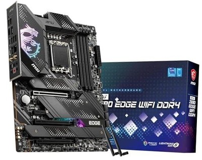  MPG Z690 Edge WiFi DDR4 Gaming Motherboard (ATX, 12th Gen Intel Core, LGA 