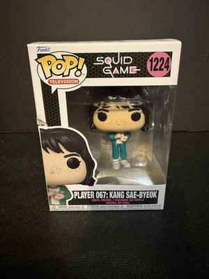 FUNKO POP ! PLAYER 067: KANG SAE-BYEOK 1224 DAMAGED BOX T01