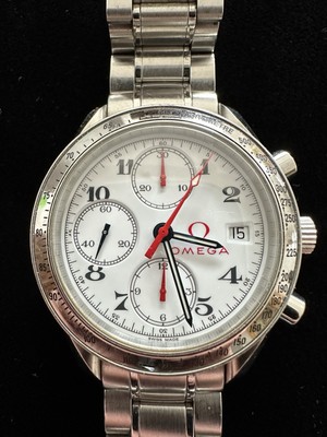 Omega Speedmaster Olympic Collection 39 mm Weisses Zifferblatt 3513.20