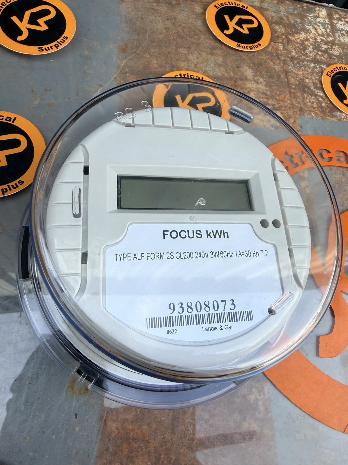 Vision Metering Electric Watthour Meters 1162674 240v 3W Single Phase Meter
