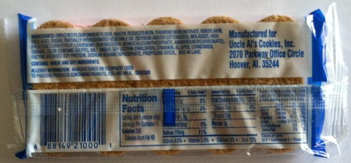 Uncle Al's Old Fashioned Stage Planks Pack Of 12 Cookies 1.75 Ounce Each - Picture 2 of 4
