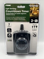 Brand New Prime Light Sensing Countdown Outdoor Timer Prime Energy Saving New