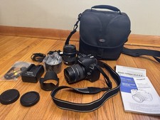 Olympus E-620 Digital SLR Camera Black w/ Zuiko 40-150mm Lens, Bag, Charger, USB