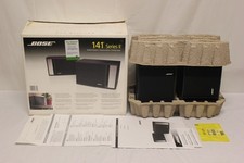 Bose Model 141 Series II Bookshelf Speakers Set of 2 Black F6